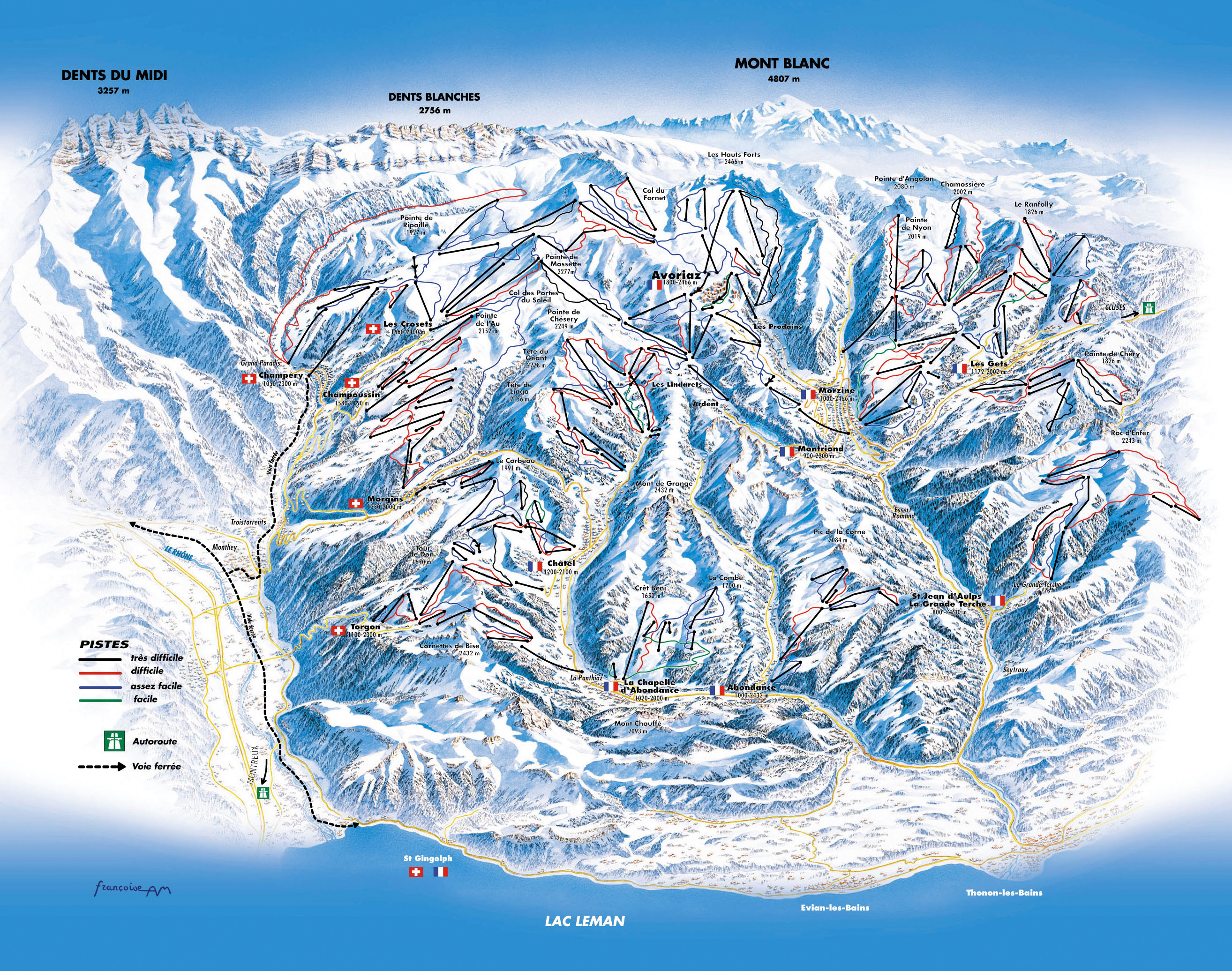 Mapa tras — Chatel